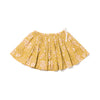 Lali Twirly Skirt | Mustard Flower Print