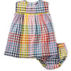 Tea Collection Empire Dress Set | Paloma Plaid
