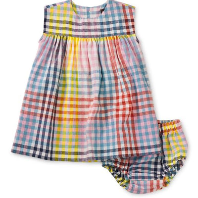 Tea Collection Empire Dress Set | Paloma Plaid