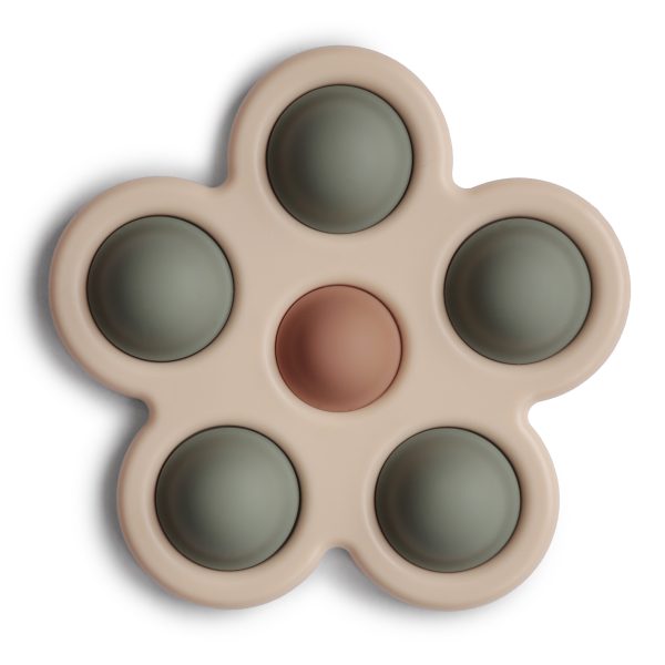 Mushie Flower Press Toy | Dried Thyme
