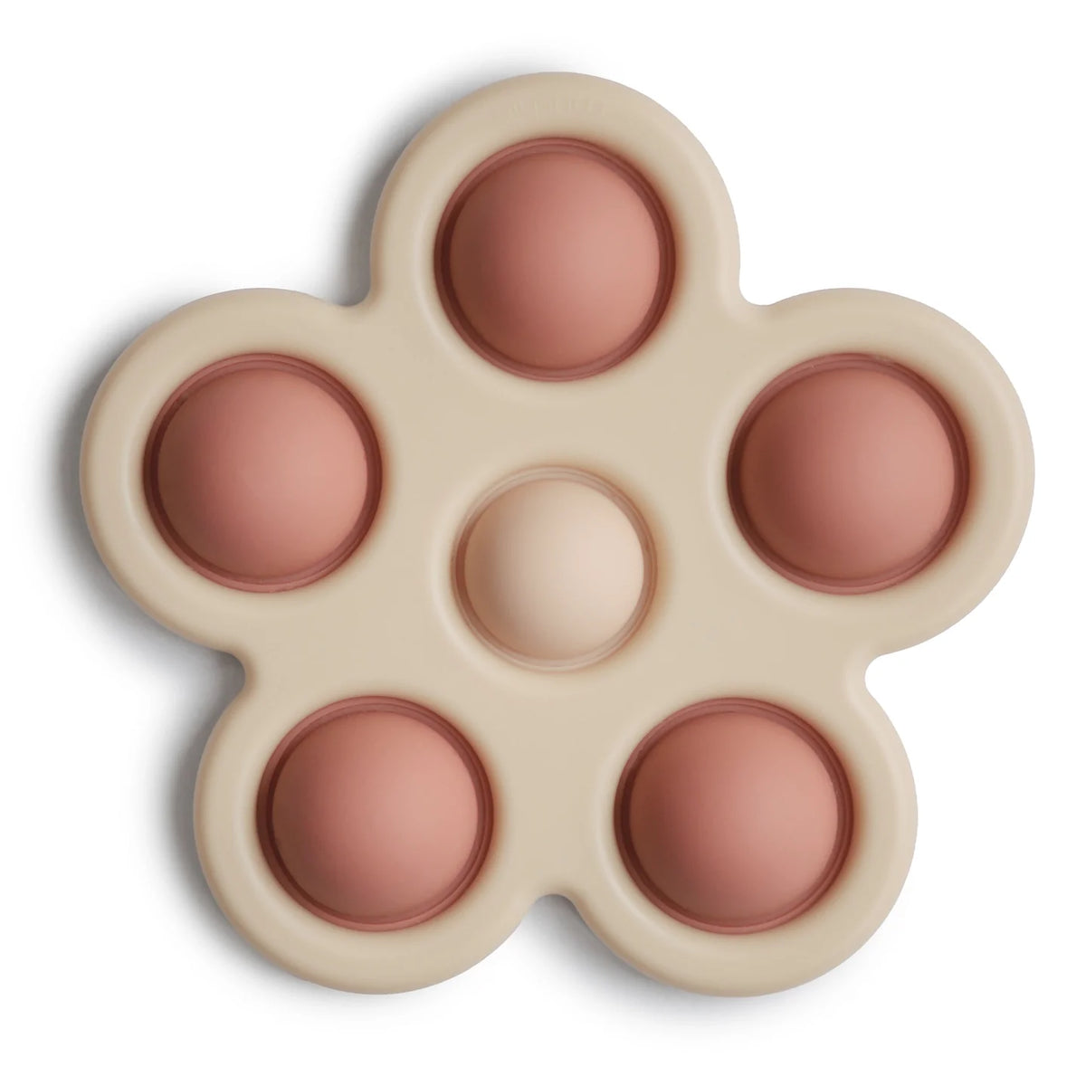 Mushie Flower Press Toy | Rose