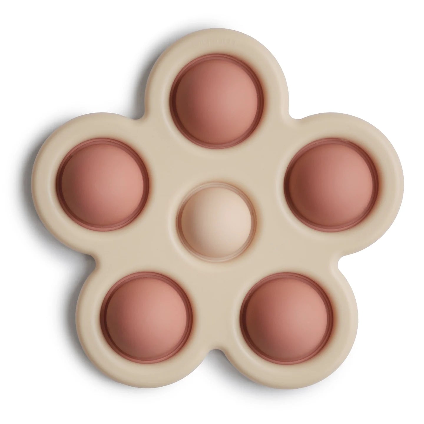 Mushie Flower Press Toy | Rose