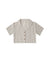 Rylee + Cru Cropped Collared Shirt | Laurel Plaid