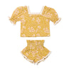 Lali Blossom Set | Mustard Flower Print