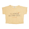 Tocoto Vintage"Summer in the City" T-Shirt | Yello