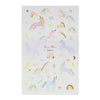 Meri Meri Unicorn Tattoo Sheets