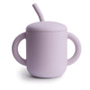 Mushie Silicone Training Cup | Soft Lilac