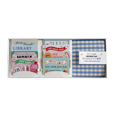 MagicPlaybook  Pretend Play Wallet + Credit Card Set