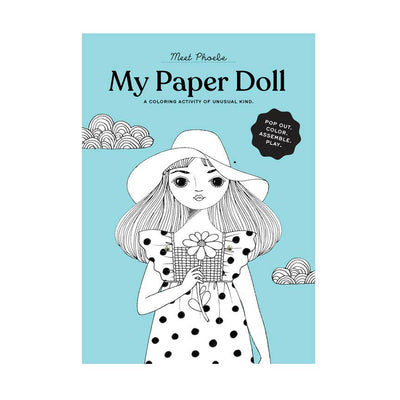 Phoebe Coloring Paper Doll Kit