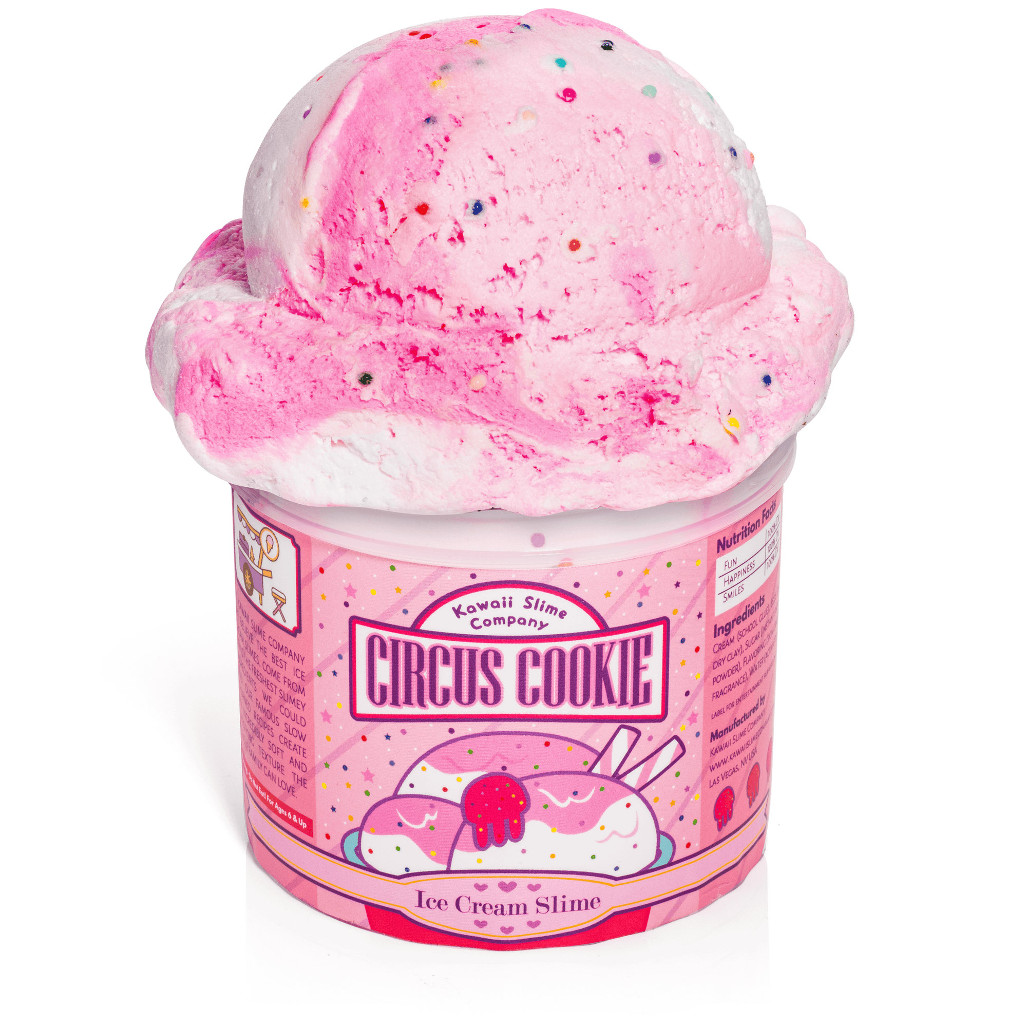 Circus Cookie Scented Ice Cream Pint Slime