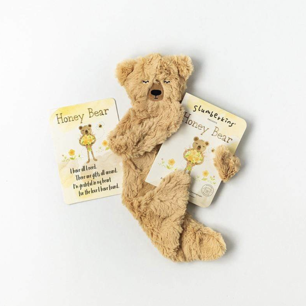 Slumberkins Honey Bear Snuggler | Gratitude Collection