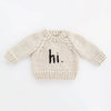 hi. Crew Neck Sweater | Natural