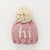 hi. Hand Knit Beanie Hat | Rosy Pink