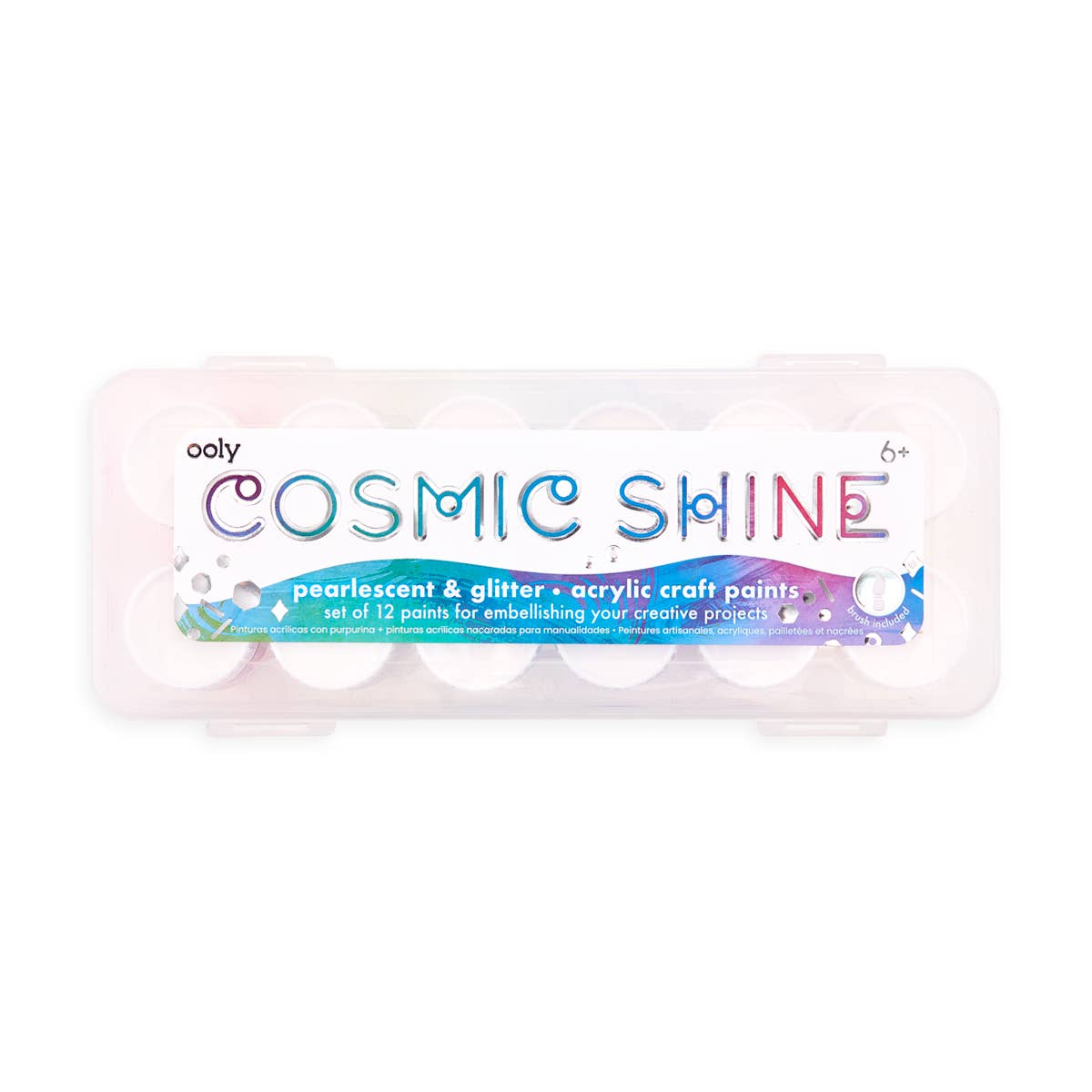 OOLY Cosmic Shine Acrylic Craft Paint - 13 PC Set