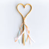 Heart Rattan Wand - Kids Magic Wand Eco Friendly Toys