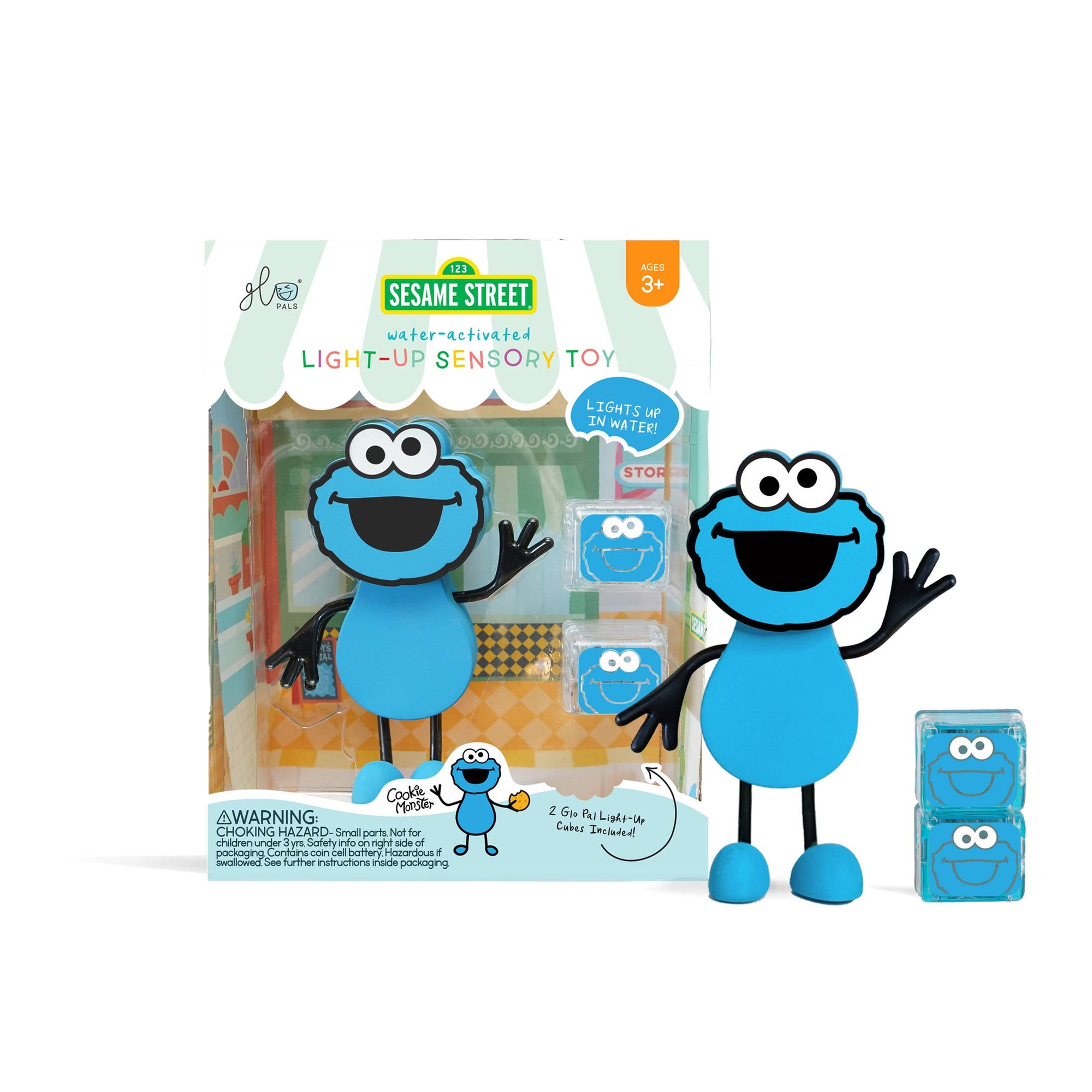 Glo Pals Cookie Monster Sensory Water Toy