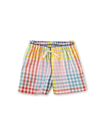 Tea Collection Printed Skipper Short | Paloma Plaid