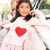 Pink Chicken Heart Pocket Sweater