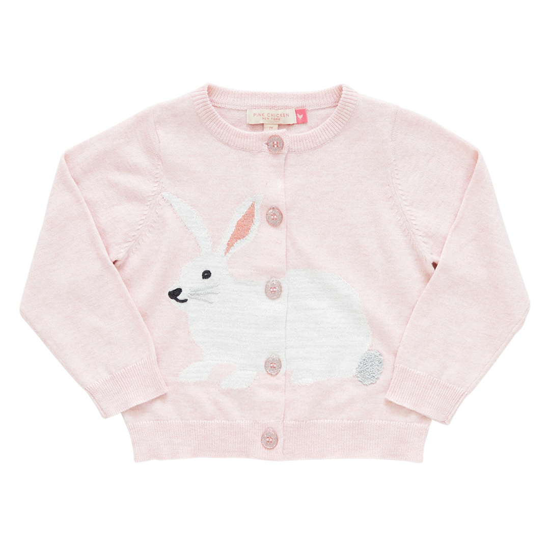 Pink Chicken Baby Rabbit Sweater | Light Pink