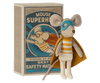 Maileg Superhero Little Brother Mouse in Box