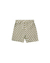 Rylee + Cru Bermuda Short | Olive Check