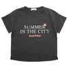 Tocoto Vintage"Summer in the City" T-Shirt | Faded Black