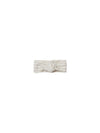 Quincy Mae Knotted Headband | Silver Stripe